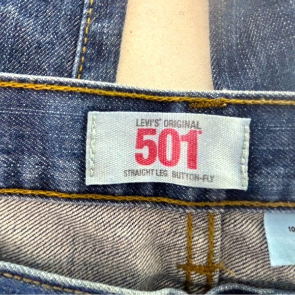 Levi's 501 Original Straight Leg Button-Fly Jeans Size 44 X 30 - Picture 8 of 9